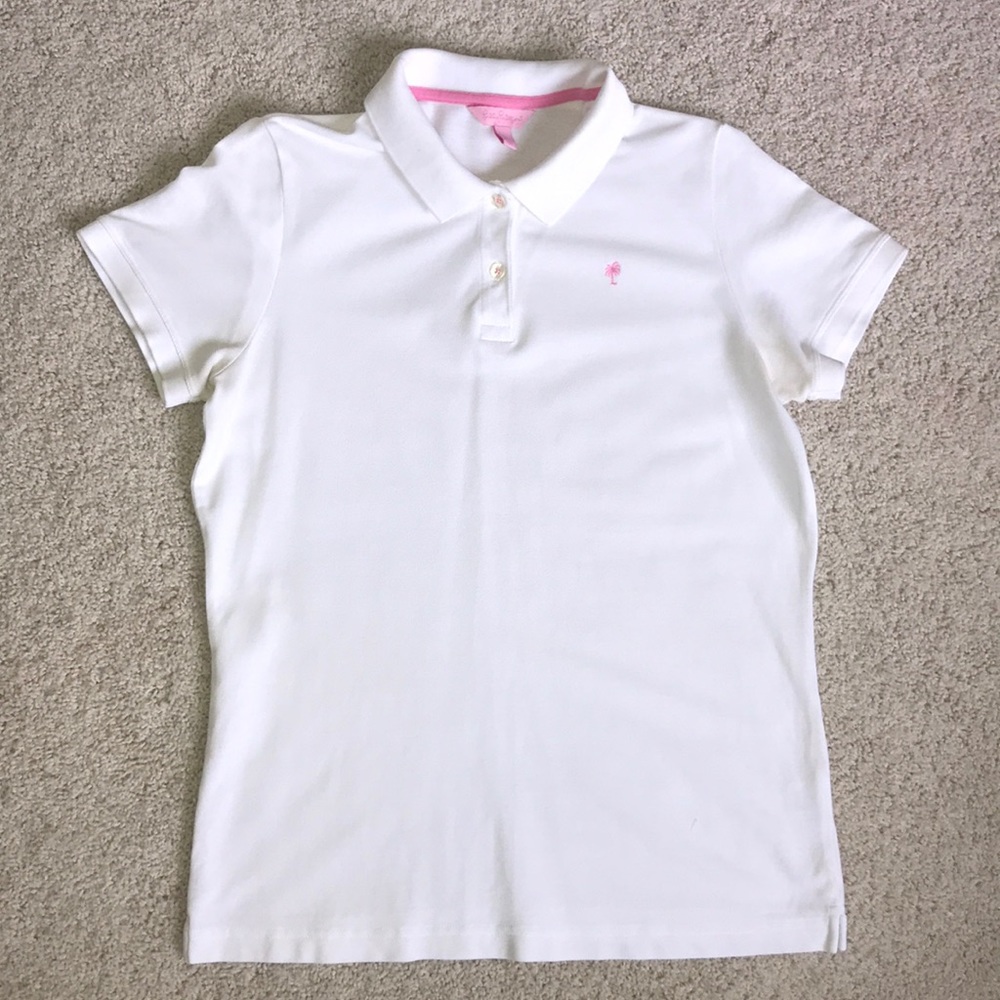 COPY - White Lilly Pulitzer Island polo